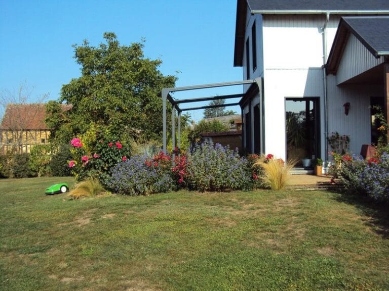 Création jardin et terrasse après