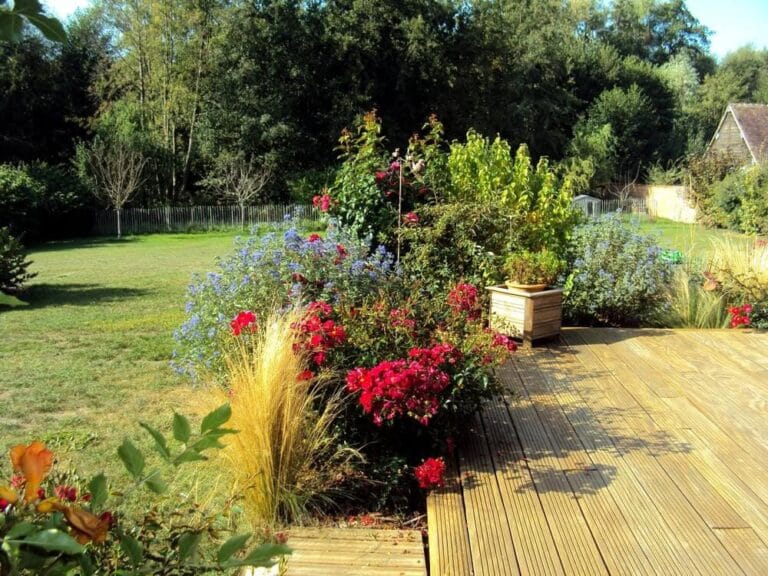 Création d'une terrasse paysagère
