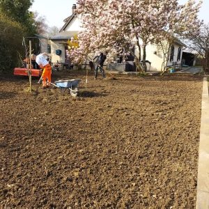 Travaux de terrassement jardin