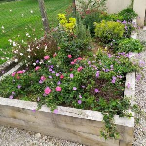 Création d'une plate-bande surélevée en bois