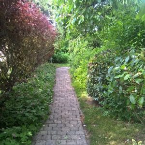 Entretien d'allées de jardin